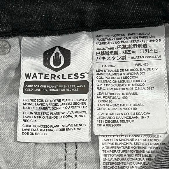 Men's Vintage Charcoal Stretch 511 Jeans Denim Straight Western Pants 36 x 32 - Picture 13 of 15